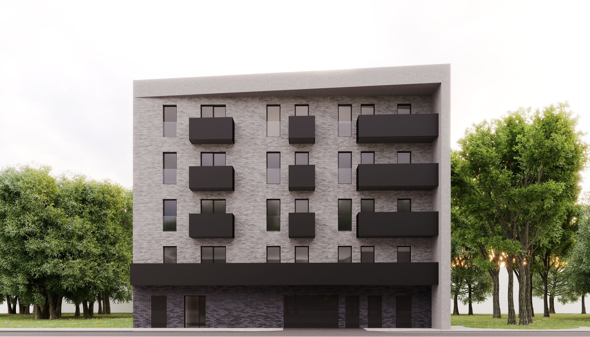 Sosnowiec, ul. Prosta - Budynek wielorodzinny